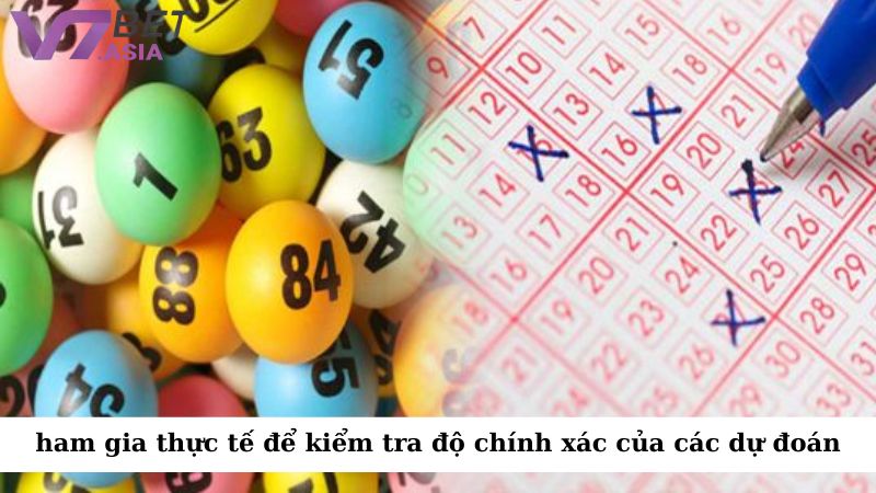 Tham gia thực tế để kiểm tra độ chính xác của các dự đoán và nhận diện các sai sót