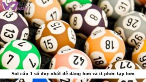 Soi cầu 1 số duy nhất dễ dàng hơn và ít phức tạp hơn so với các phương pháp khác