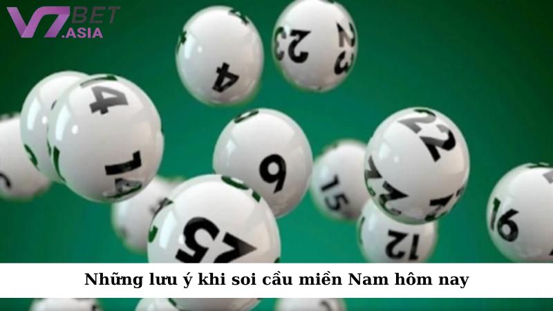 Những lưu ý khi soi cầu miền Nam hôm nay