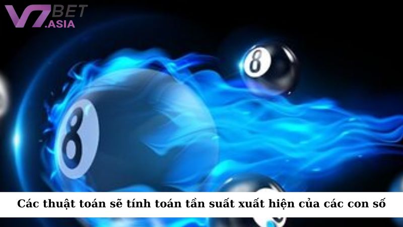 Các thuật toán phân tích sẽ tính toán tần suất xuất hiện của các con số trong quá khứ